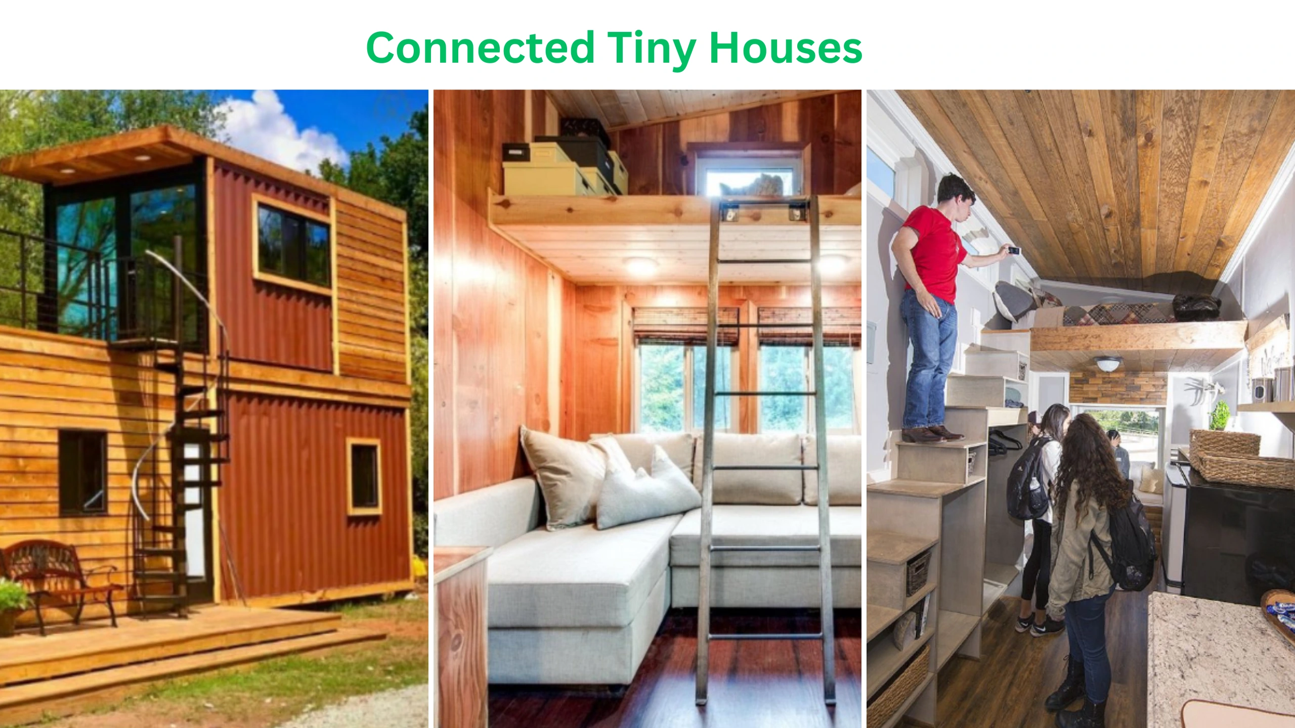 Connected tiny houses