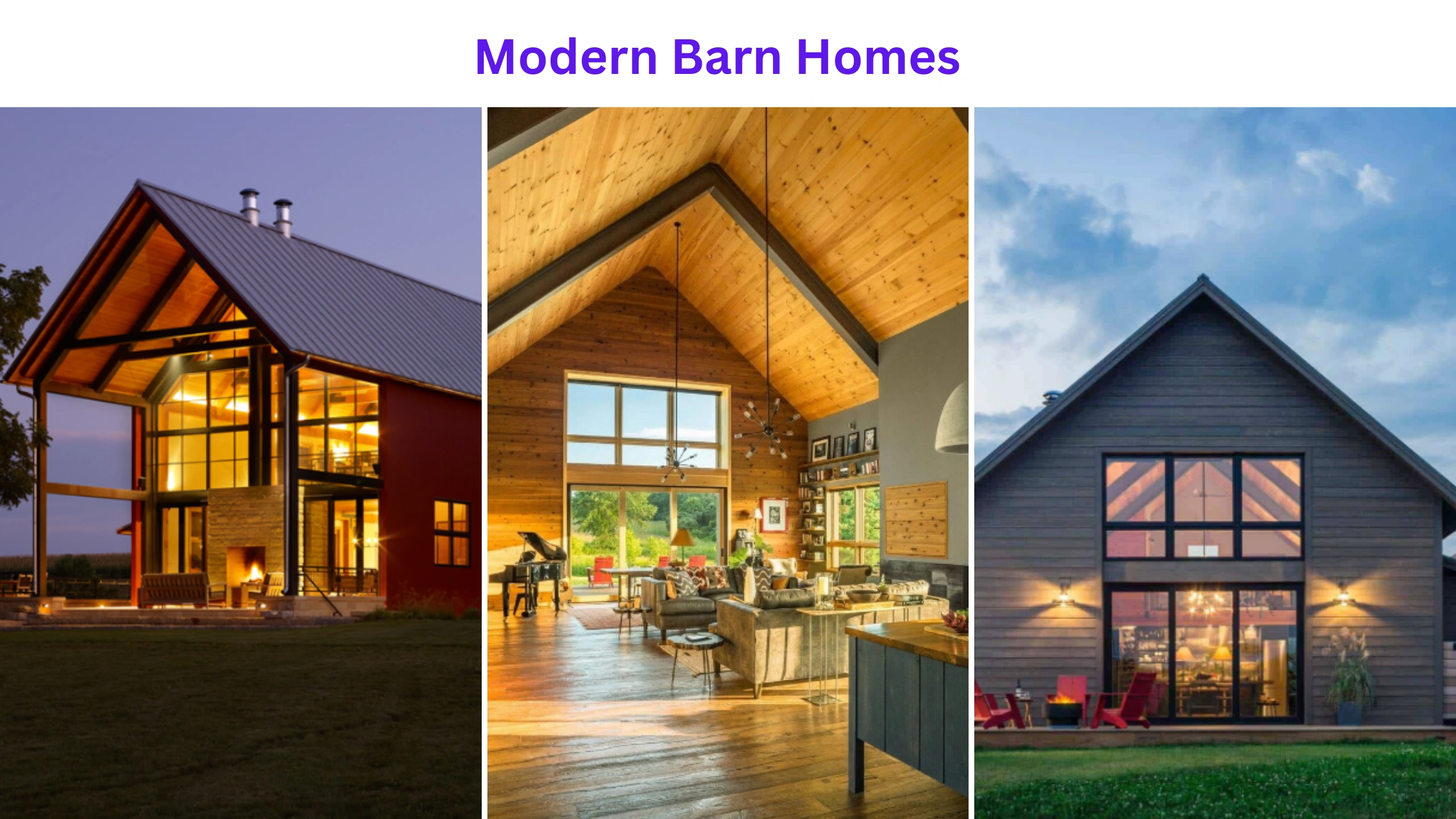 Modern Barn homes