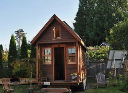 Whimsical tiny house