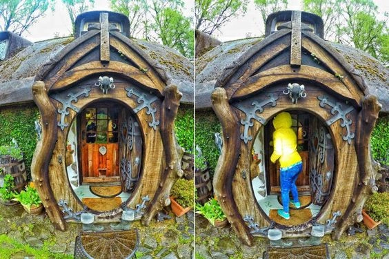 Whimsical tiny house